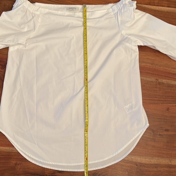 Aritzia Babaton Malik blouse size Medium white - Picture 10 of 11